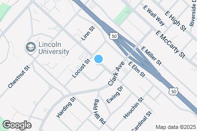 Map image of the property - 1118 E Dunklin St