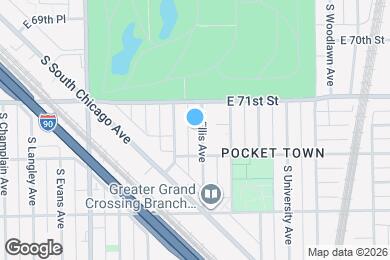 Map image of the property - 7132 S Ellis Ave