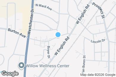 Map image of the property - 313 Burton Ave