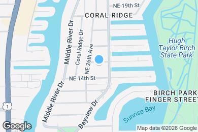 Map image of the property - 2620 NE 15th St