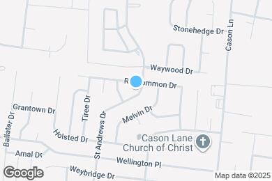 Map image of the property - 1176 Saint Andrews Dr