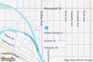 Map image of the property - Valley Spring Lane Apartments
