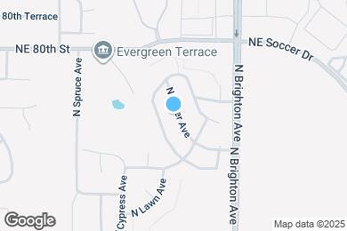 Map image of the property - 7824 N Lister Ave