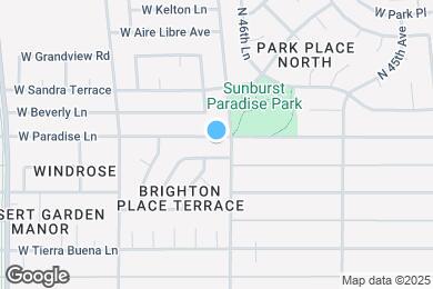 Map image of the property - 4709 W Paradise Ln