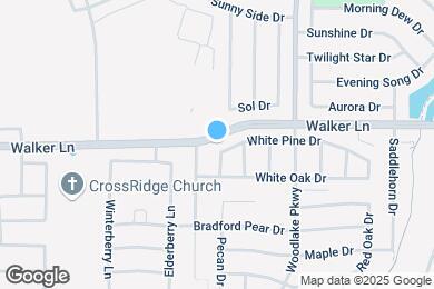 Map image of the property - 2205 White Pine Dr