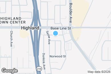 Map image of the property - 27807 Pluto St