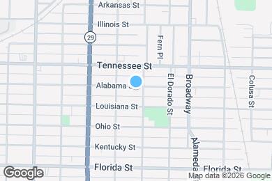 Map image of the property - 739 Alabama St