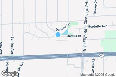 Map image of the property - 503 James Ct