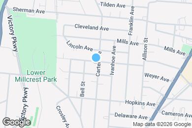 Map image of the property - 1821 Courtland Ave