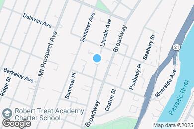 Map image of the property - 111 Lincoln Ave