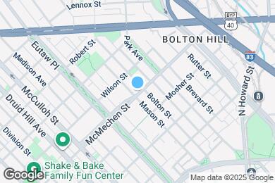 Map image of the property - 1600 Bolton St