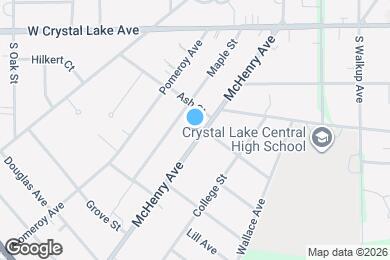 Map image of the property - 122 S McHenry Ave