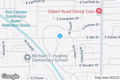 Map image of the property - 1721 E 8th St
