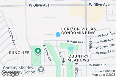 Map image of the property - 10856 W Ruth Ave