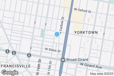 Map image of the property - 1320 N Carlisle St