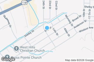 Map image of the property - 105 24th St