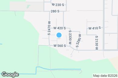 Map image of the property - 517 S 2420 W