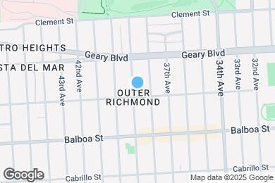 Map image of the property - 586 39th Ave