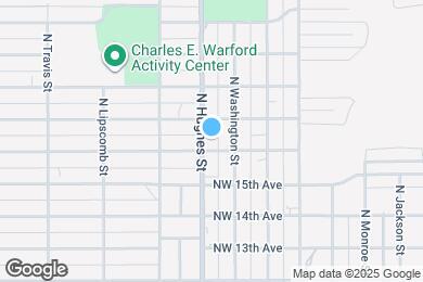 Map image of the property - 1602 N Hughes St