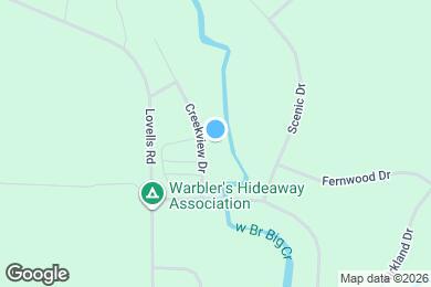 Map image of the property - 2832 Creekview Dr