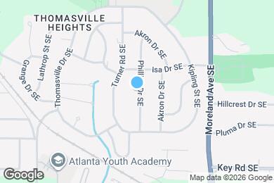 Map image of the property - 1995 Phillips Dr SE