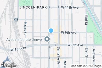 Map image of the property - 990 W 9th Ave