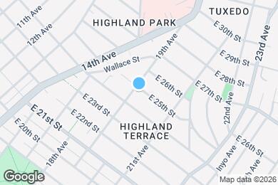 Map image of the property - 1911 E 25th St