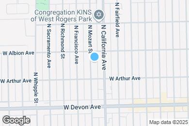 Map image of the property - 6535 N Mozart St