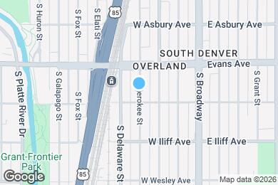Map image of the property - 2175 S Cherokee St