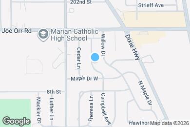 Map image of the property - 733 Campbell Ave