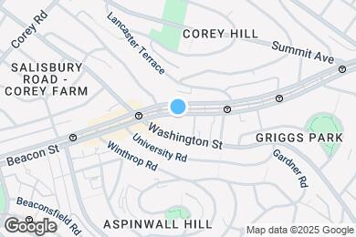 Map image of the property - 1589 Beacon St