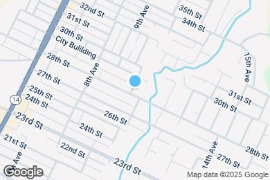 Map image of the property - 2802 10th Ave
