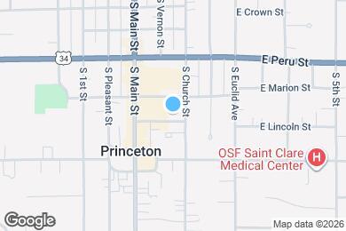 Map image of the property - 123 E Columbus St