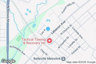Map image of the property - 727 Lebanon Ave