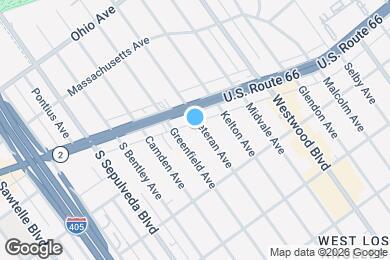 Map image of the property - 1819 1/2 Veteran Ave