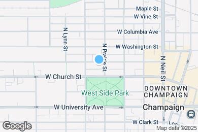 Map image of the property - 403 W Hill St
