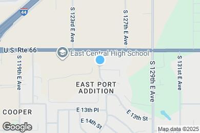 Map image of the property - 1131 S 124th East Ave