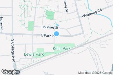 Map image of the property - 205 E Park Pl