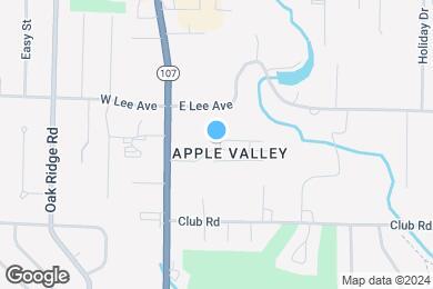 Map image of the property - Apple Valley Townhomes