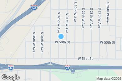 Map image of the property - 4847 S 32nd W Ave