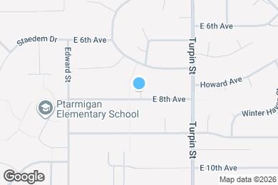 Map image of the property - 6511 E 8th Ave