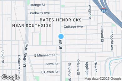 Map image of the property - 1523 S East St