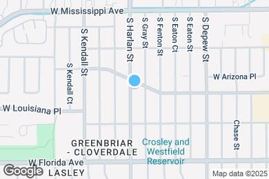 Map image of the property - 1304 S Harlan St