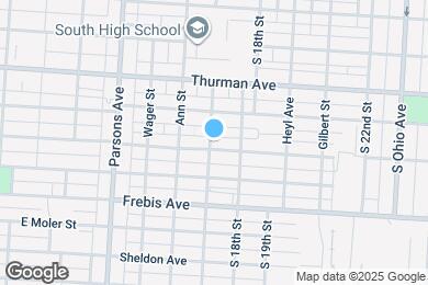 Map image of the property - 596 E Gates St