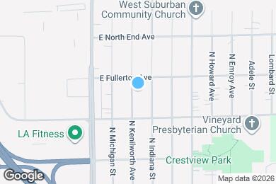 Map image of the property - 711 N Kenilworth Ave