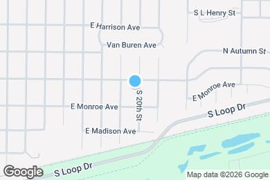 Map image of the property - 613 S 20th St