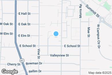 Map image of the property - 956 S Lincoln St