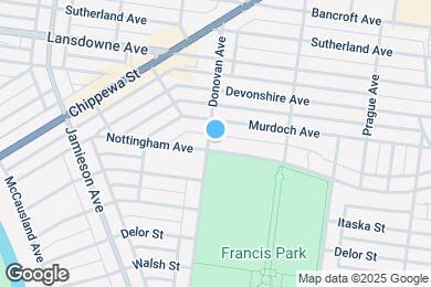 Map image of the property - 6475 Nottingham Ave