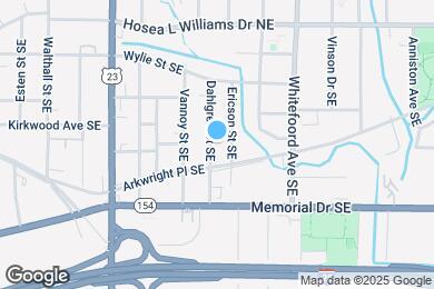 Map image of the property - 142 Dahlgren St SE
