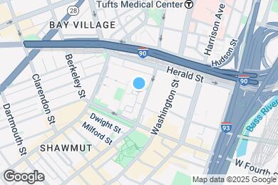 Map image of the property - 1661-1663 Washington St. Unit 4O1